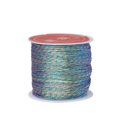 0.4mm 50m Nylon Gold Silver Thread Jewelry Cord Wire