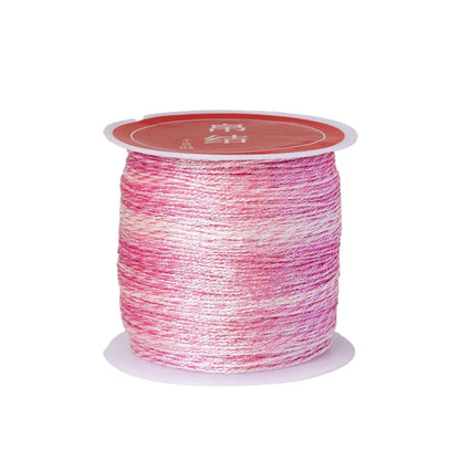 0.4mm 50m Nylon Gold Silver Thread Jewelry Cord Wire