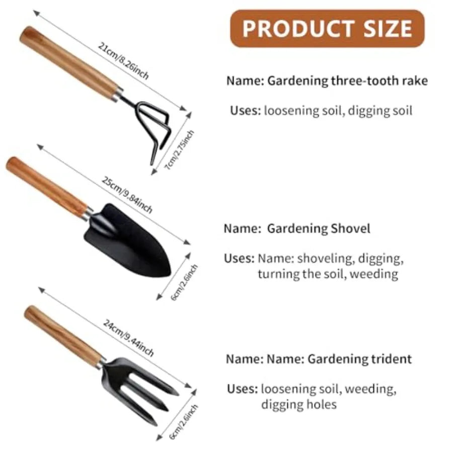 3 Pcs Garden Tools Lightweight Duty Gardening Tools Kit