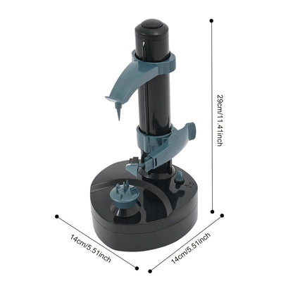 Multi-functional automatic vegetable peeler, battery-powered