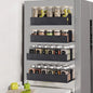 4 Pack Magnetic Spice Rack for Refrigerator