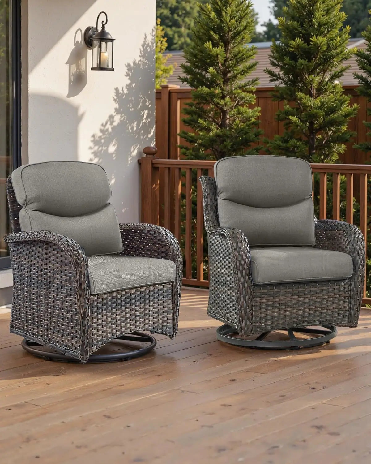 22x25/22x24 Outdoor Cushions for Patio Couch Chairs Set of 3