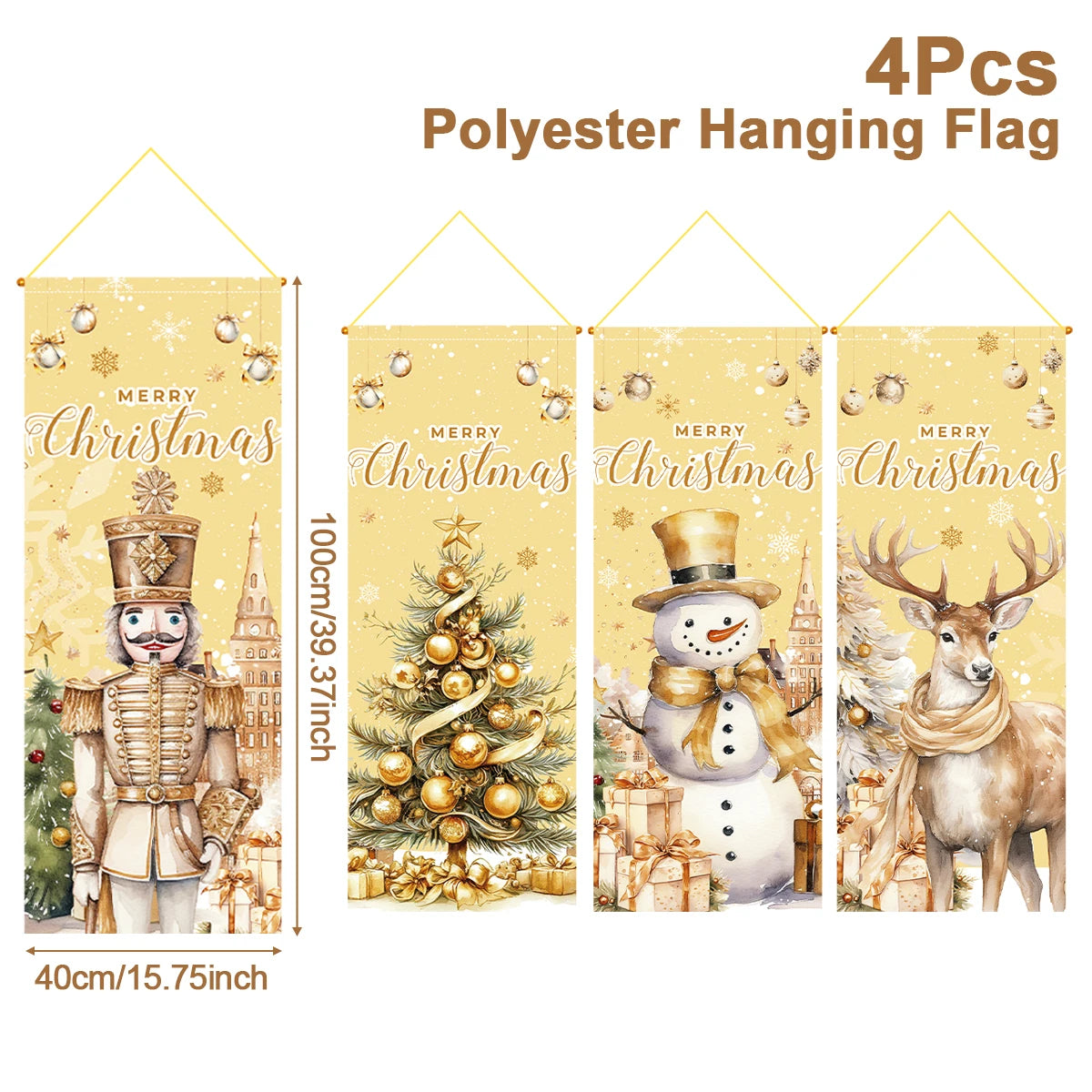 Christmas Hanging Flag