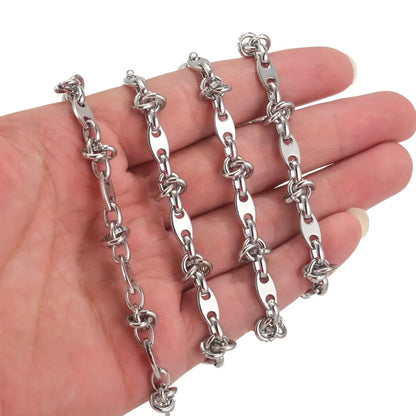 1 meter Stainless Steel Big Chains Handmade Thick Big Chain