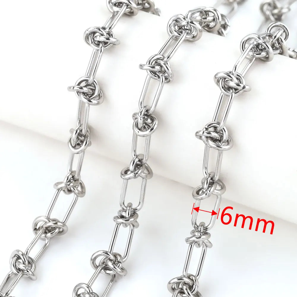 1 meter Stainless Steel Big Chains Handmade Thick Big Chain