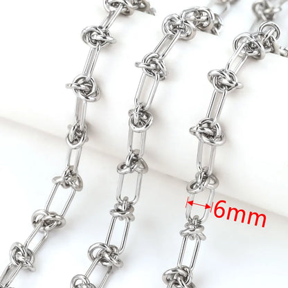 1 meter Stainless Steel Big Chains Handmade Thick Big Chain