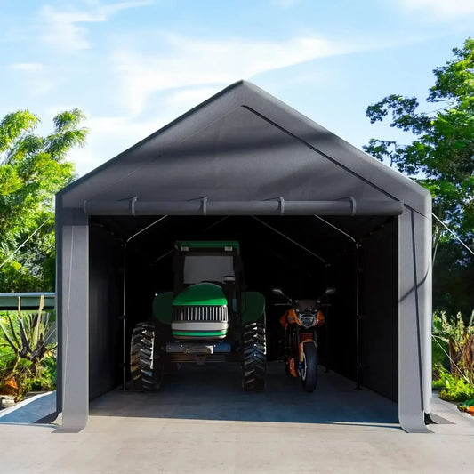 Carport 10x20 Ft Heavy Duty Canopy Steel Canopy Storage Shed