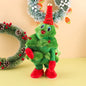 Electric Dancing Christmas Tree Plush Toy Glowing Halloween Christmas Decoration Swinging Singing Festive Home Decorations