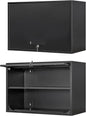 Secure Metal Wall Cabinet with Locking Door and Adjustable Shelf