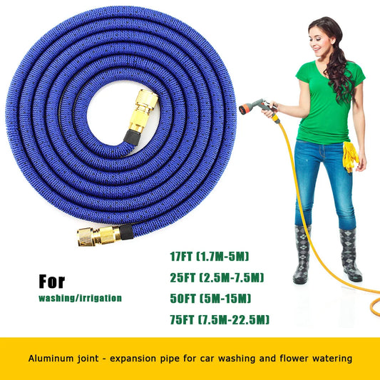 17/25/50/75FT Expandable Multifunctional Outdoor Garden Watering Hose