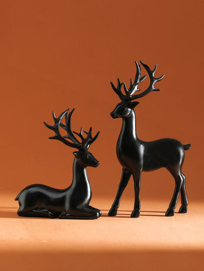 2 Pcs Reindeer Christmas Table Decoration