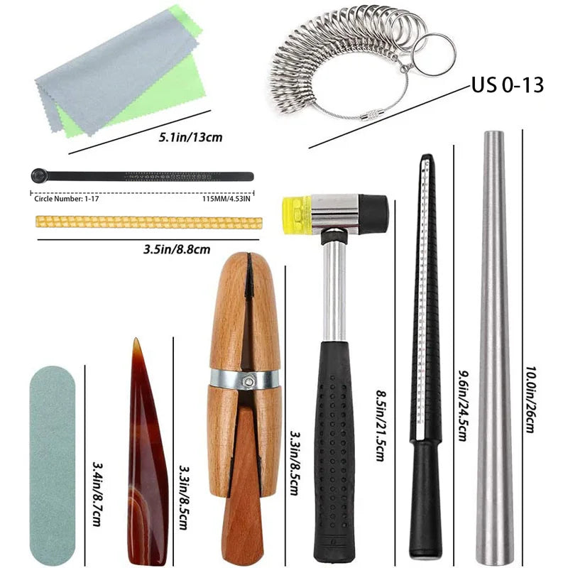 13-Piece Jewelry Crafting and Restoration Tool Set
