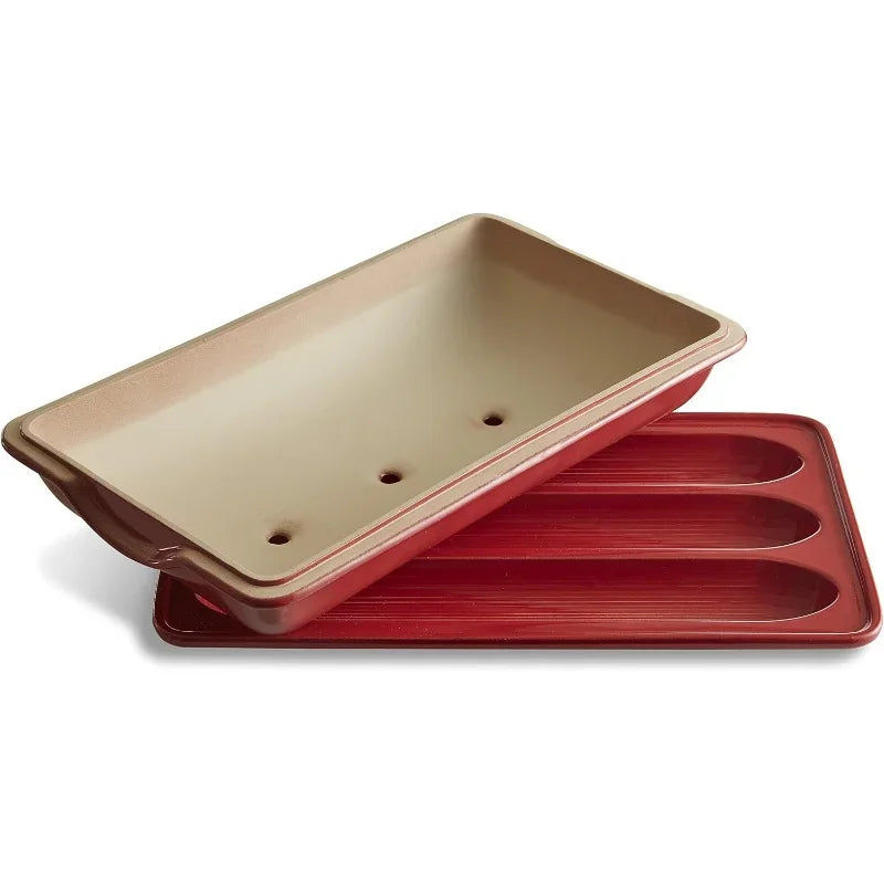 Popular|Baguette Baker, Burgundy