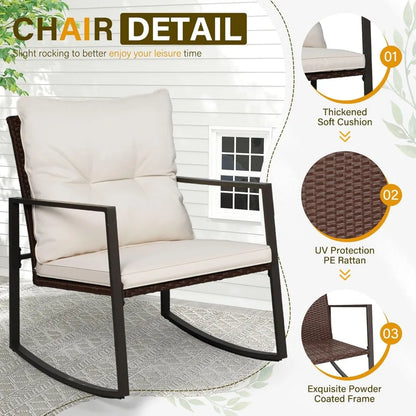 3-Piece Patio Bistro Set