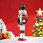 30cm Wooden Nutcracker Soldier Statues