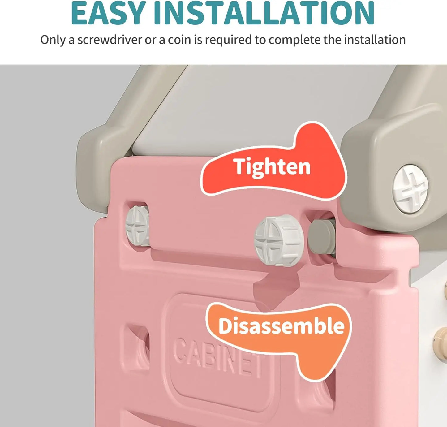 Kids Toy Organizer with 14 Bins, Pull-Out Drawers, Bookshelf