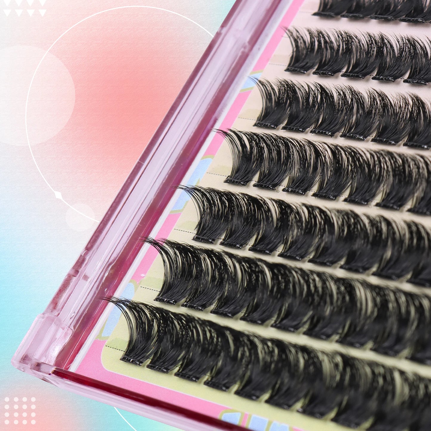 Individual Lashes 120 Pcs Self-adhesive Eyelash Cluster 10-12-14mm