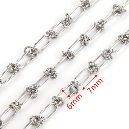1 meter Stainless Steel Big Chains Handmade Thick Big Chain