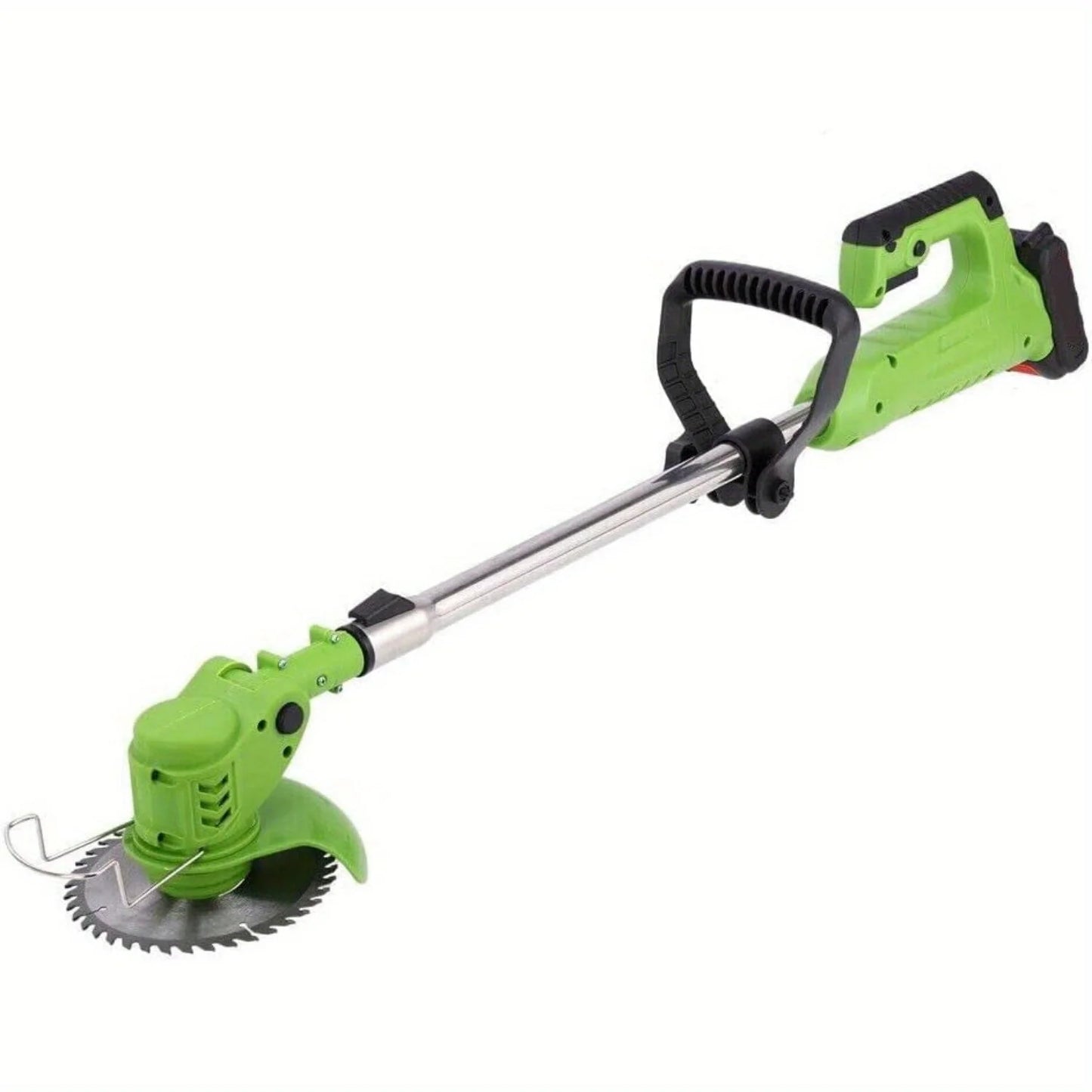 Weed Wacker Battery Operated, 600W Cordless Grass Trimmer 51" Height Adjustable with 8 Blades and 2 * 24V Batteries