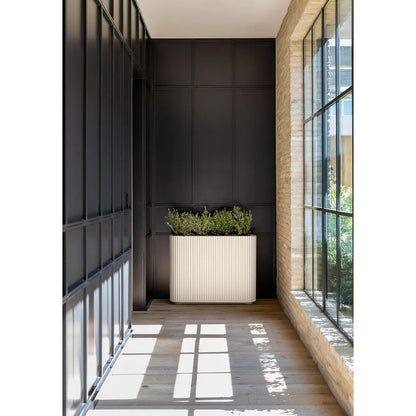 Outdoor Planter - Durable Plastic-Stone Blend