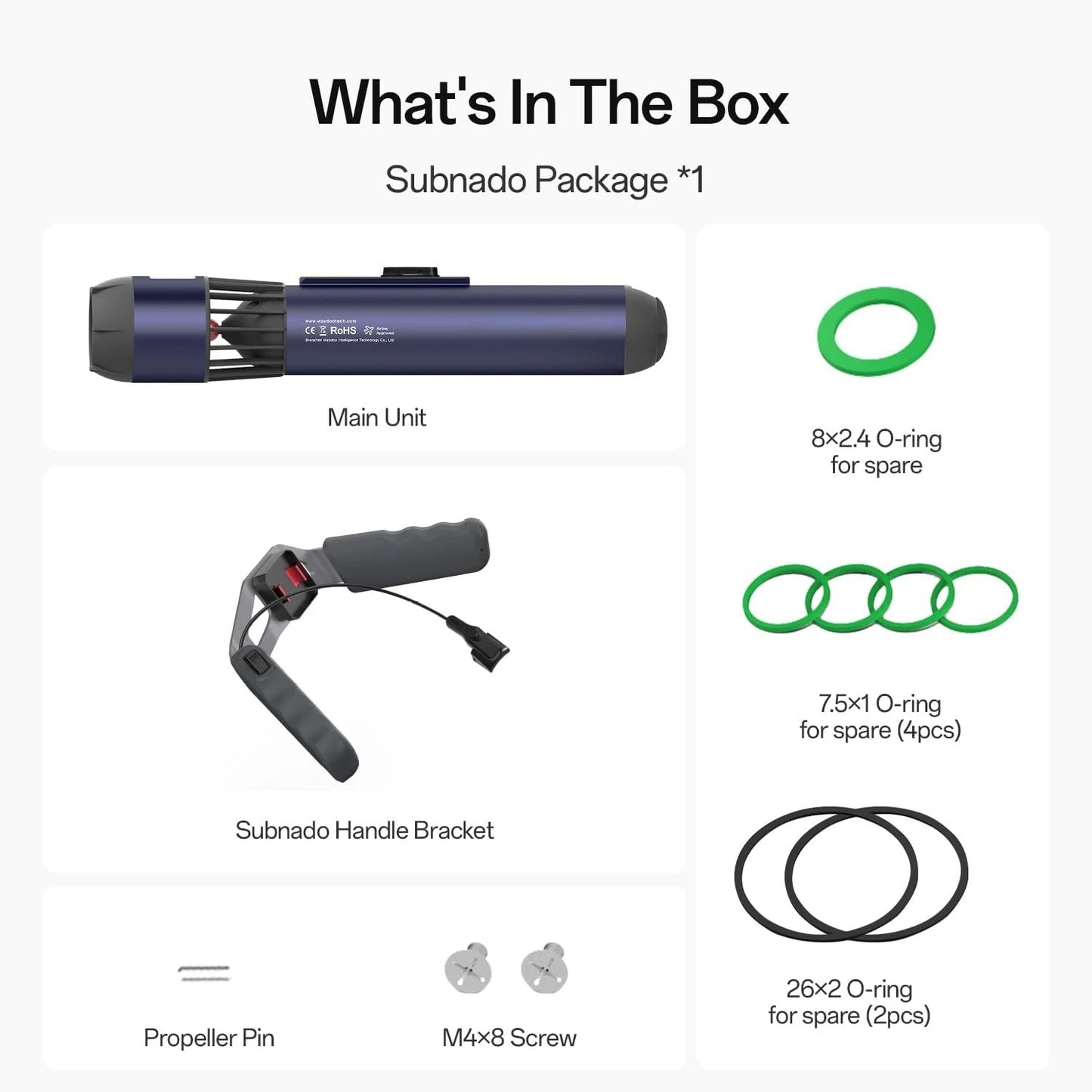 Underwater Scooter with Removable Handle