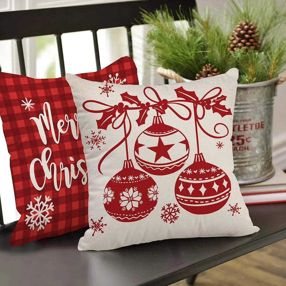 Christmas Delights: Let it Snow, Merry Christmas Pillowcases