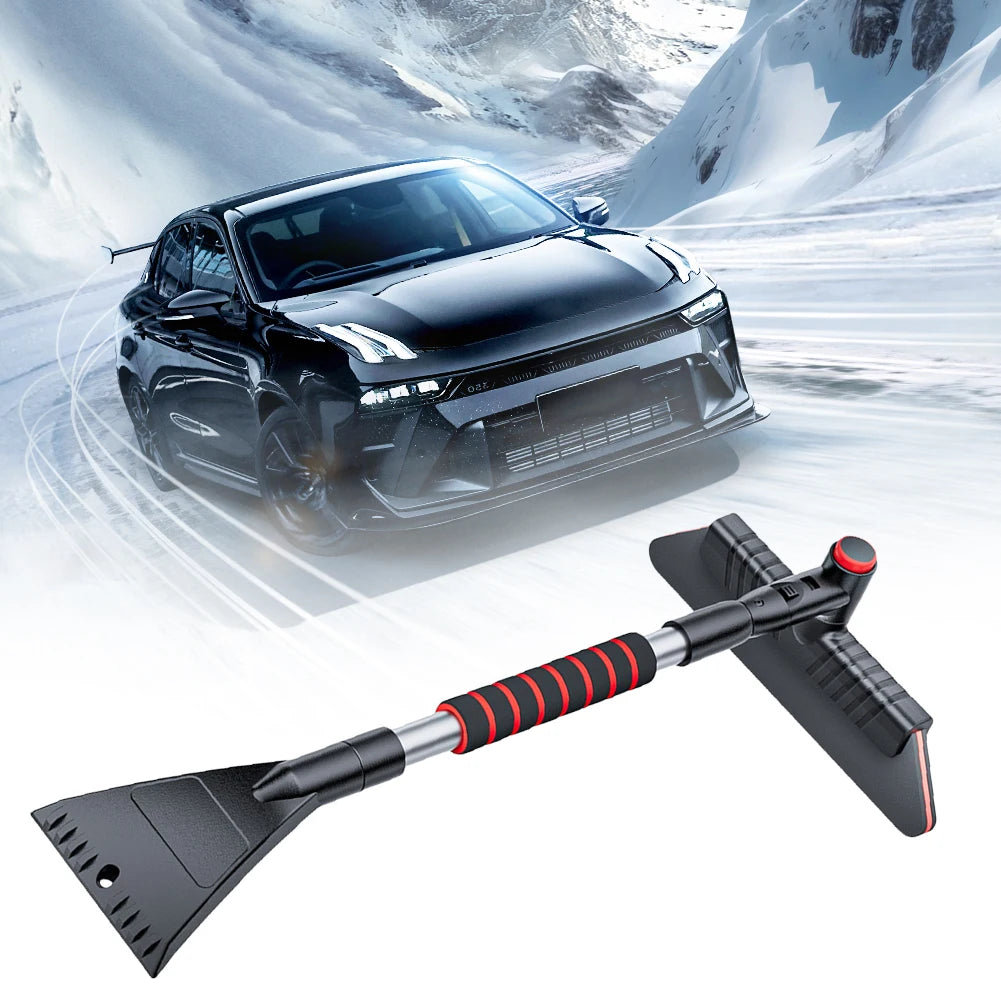 2 In 1 Extendable Ice Scraper Multifunctional Windshield Snow Remover