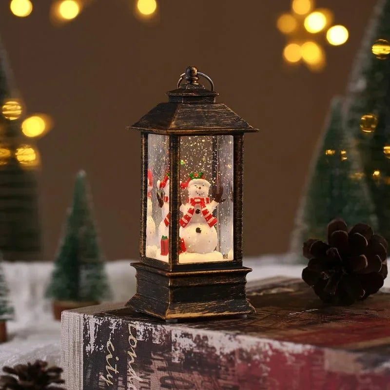 Christmas LED Wind Lights Santa Claus Snowman
