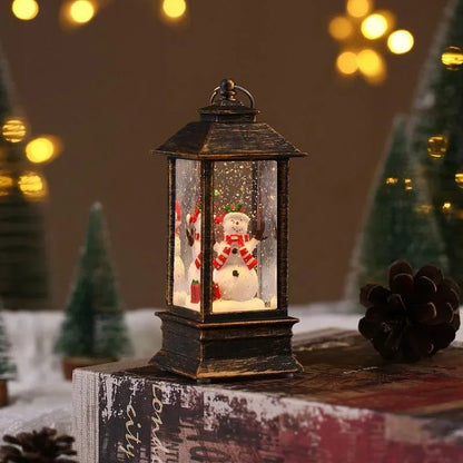 Christmas LED Wind Lights Santa Claus Snowman