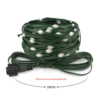 Decorative Light Green Wire Leather LED Christmas lights