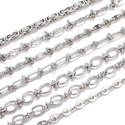 1 meter Stainless Steel Big Chains Handmade Thick Big Chain