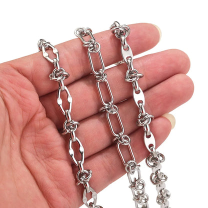1 meter Stainless Steel Big Chains Handmade Thick Big Chain