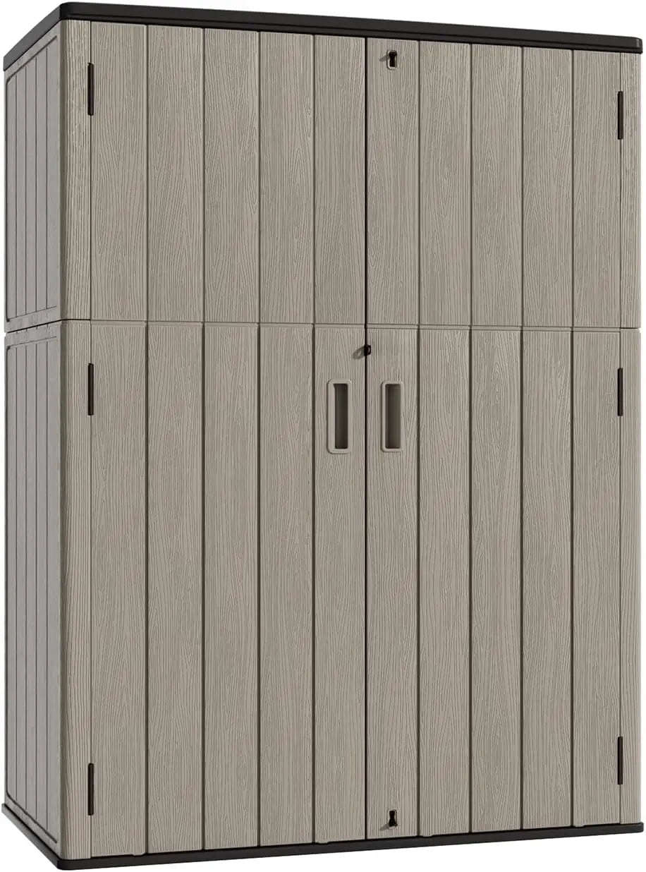 2025-57 Cu.ft Vertical Outdoor Storage Cabinet Waterproof