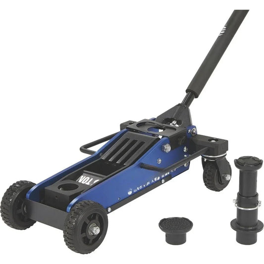 Offroad Jack with High-Lift Design and Heavy-Duty Rear Swivel Casters-