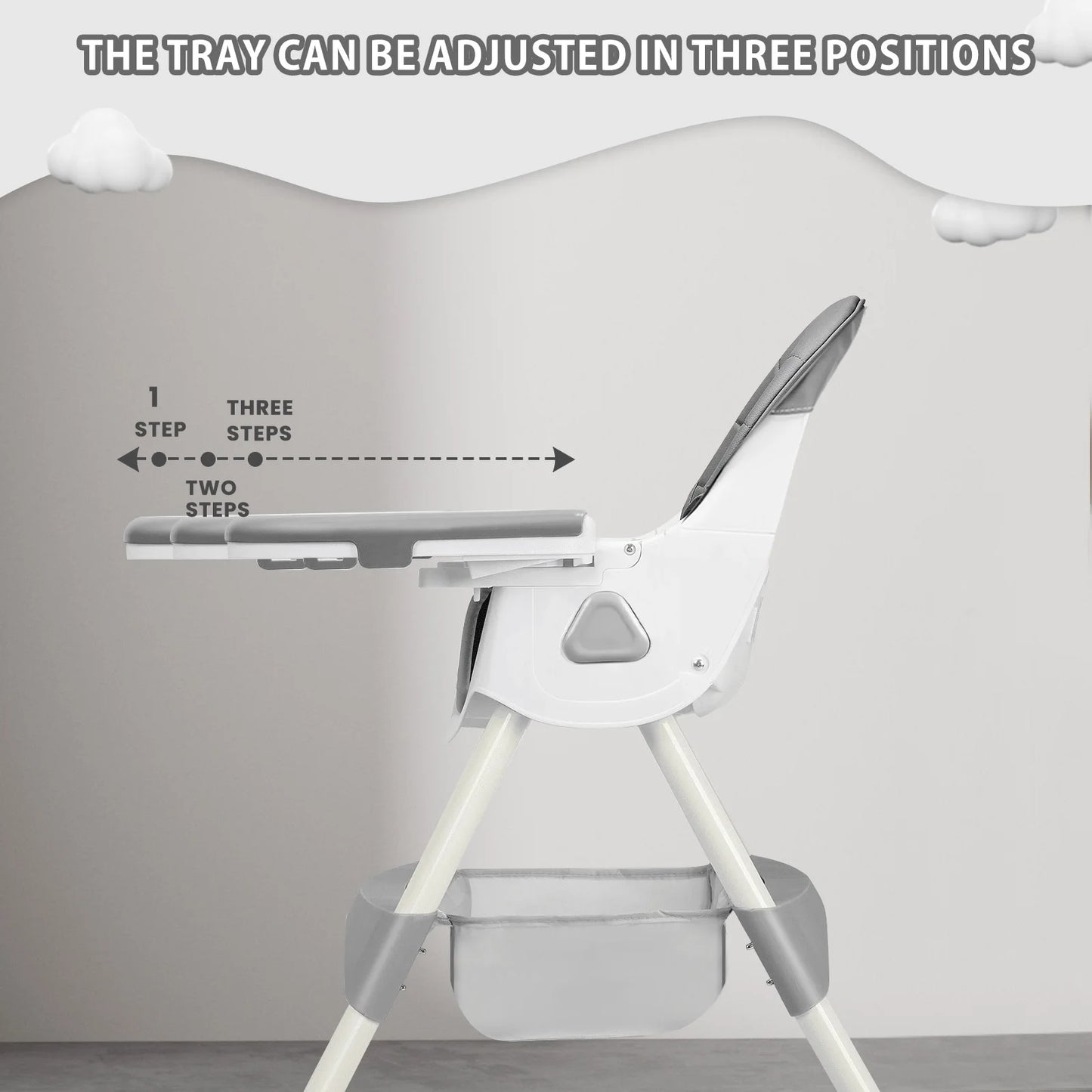 Foldable Baby High Chair 6 Months Plus