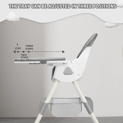 Foldable Baby High Chair 6 Months Plus