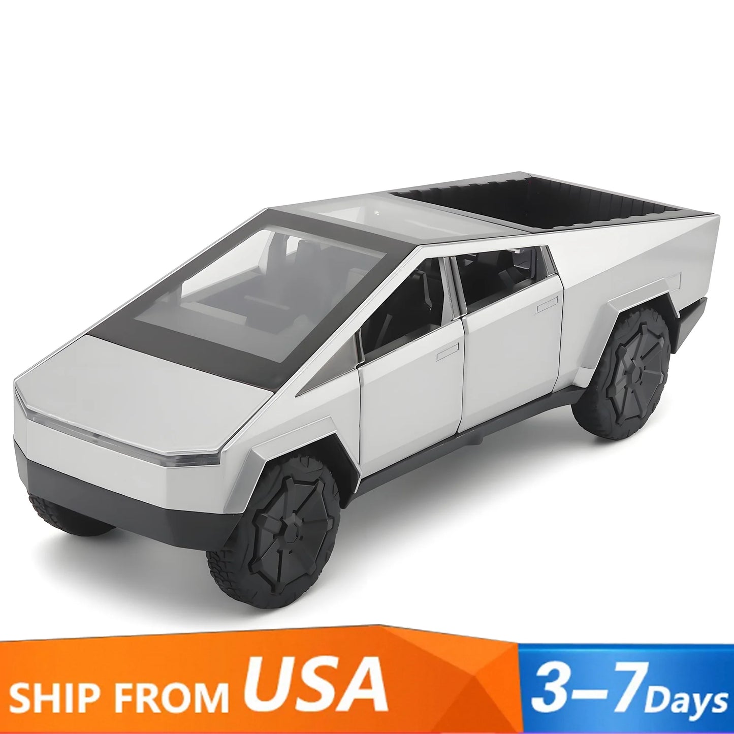 1:32 Cybertruck Pickup Toy Alloy Off-road Die-cast Metal Model