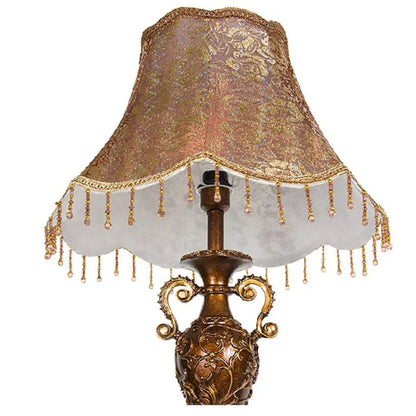Resin Vintage Floor Lamp Classical Pastoral w/Foot Switch