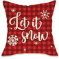 Christmas Delights: Let it Snow, Merry Christmas Pillowcases