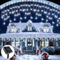 Solar LED Eaves Icicle String Lights 8 Lighting Modes