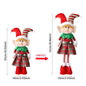 Large size Christmas plush leg elf doll