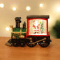 Santa Claus, Snowman, Music Box, Train, Crystal Ball Ornaments