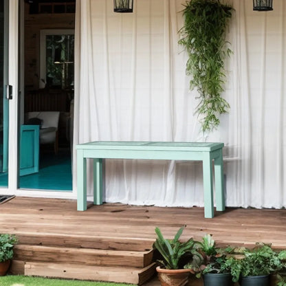 40in Outdoor Wooden Porch Bench