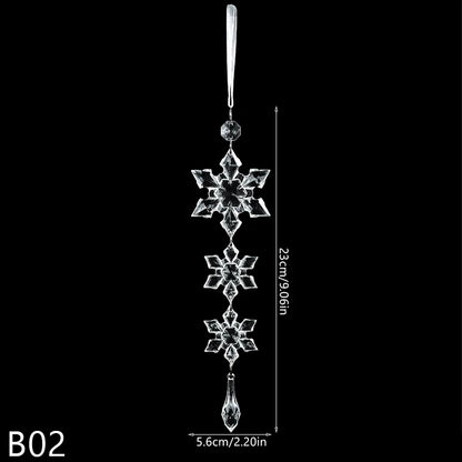 Christmas Crystal Ornaments Snowflake
