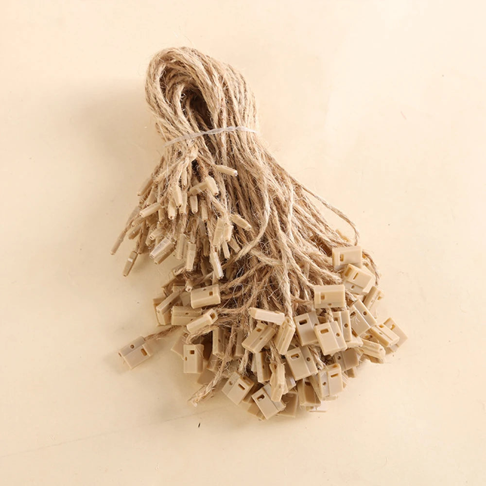 100Pcs Christmas Ornaments Hanger String Ornament Hook Ropes