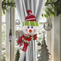 Christmas Curtain Clips Santa Snowman