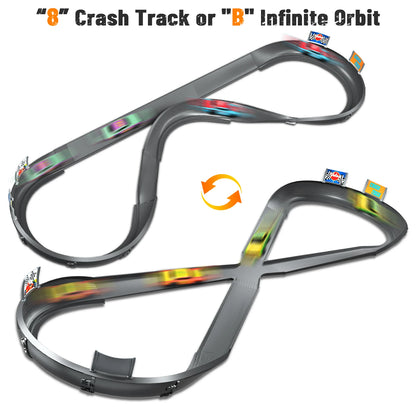 CRASH RACERS Track Speed Collision Racing Car Set