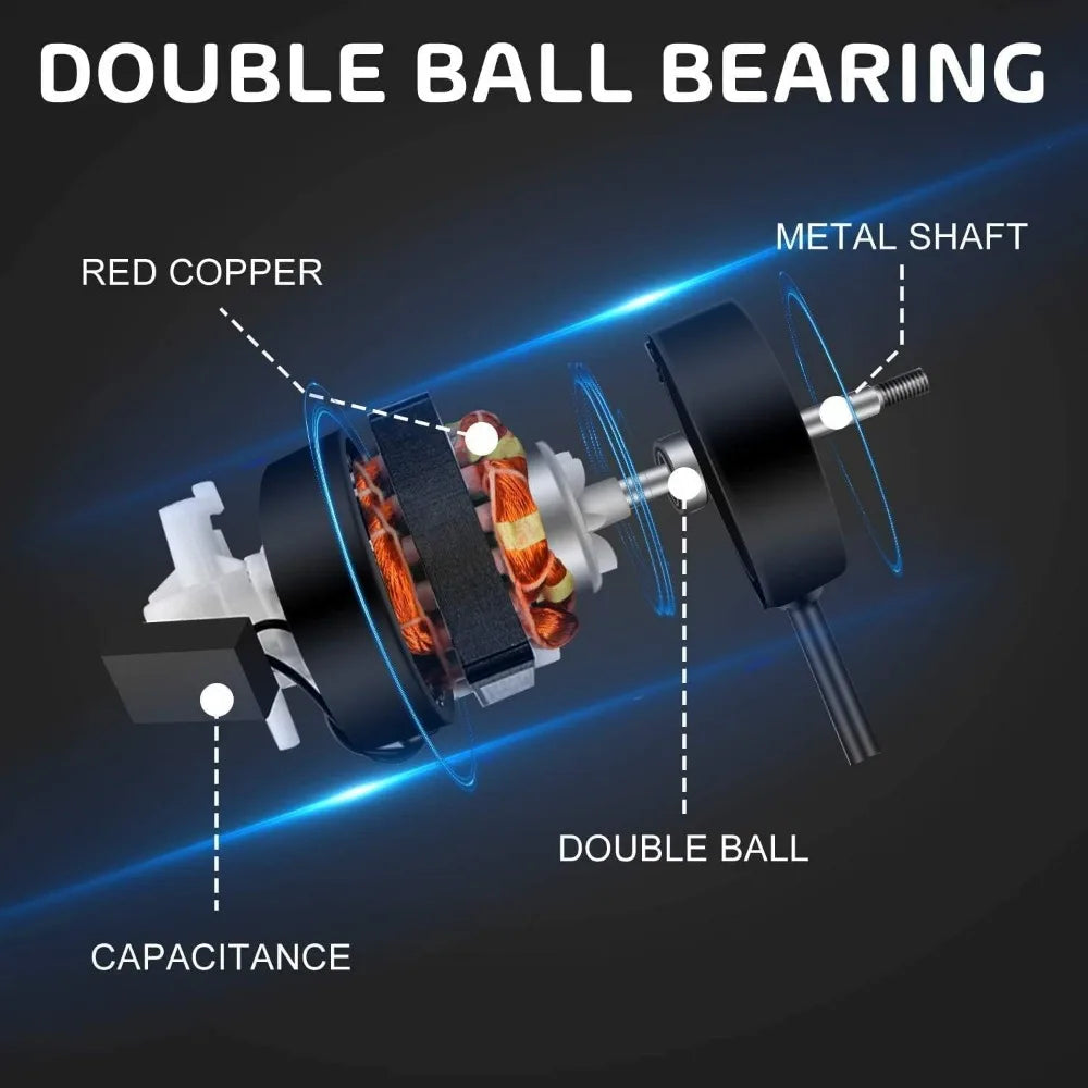 2025new-24 Inch Industrial Wall-Mounted 3-Speed Metal Fan