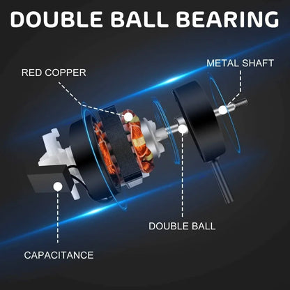 2025new-24 Inch Industrial Wall-Mounted 3-Speed Metal Fan