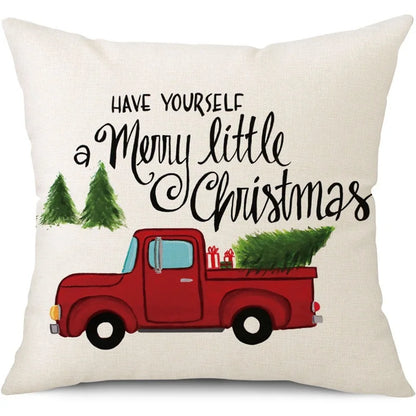 45cm Merry Christmas Cushion Cover Pillowcase